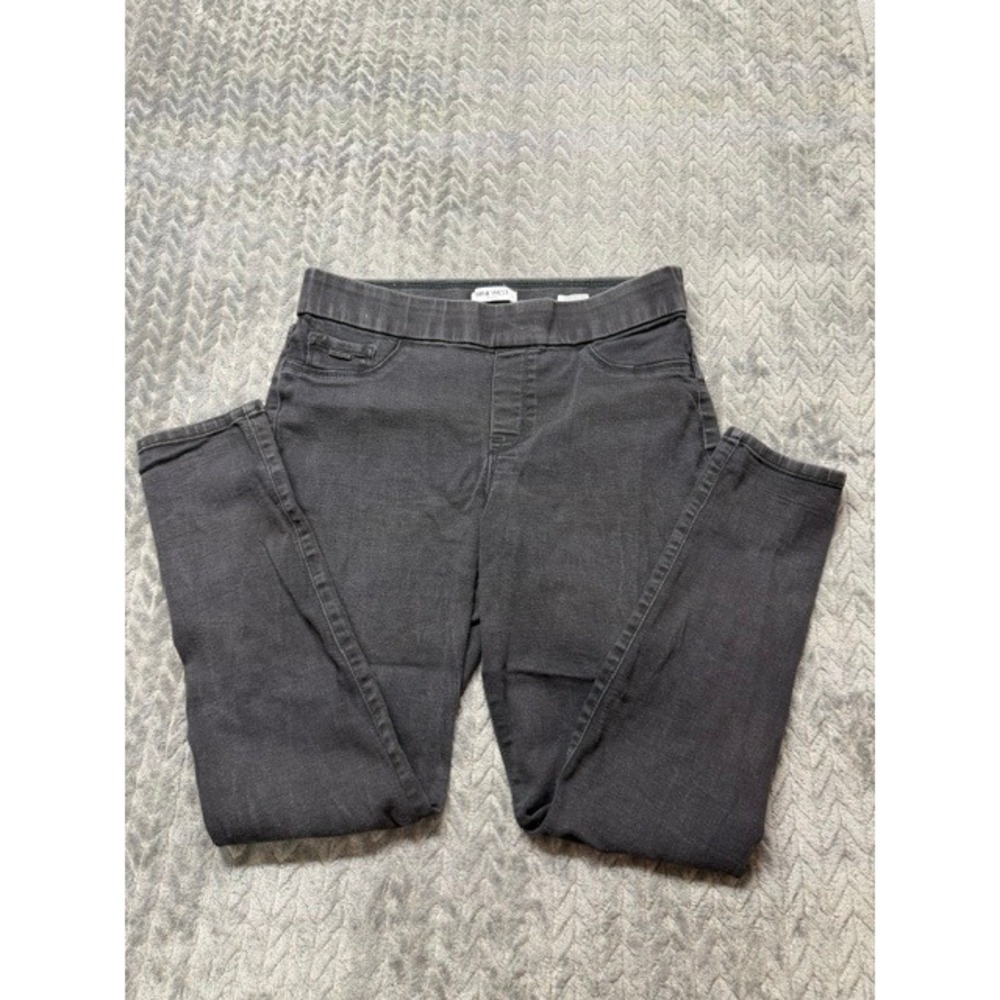 Nine West Heidi Pull On Skinny Jeans Size 14 High Rise Jeggings 0637